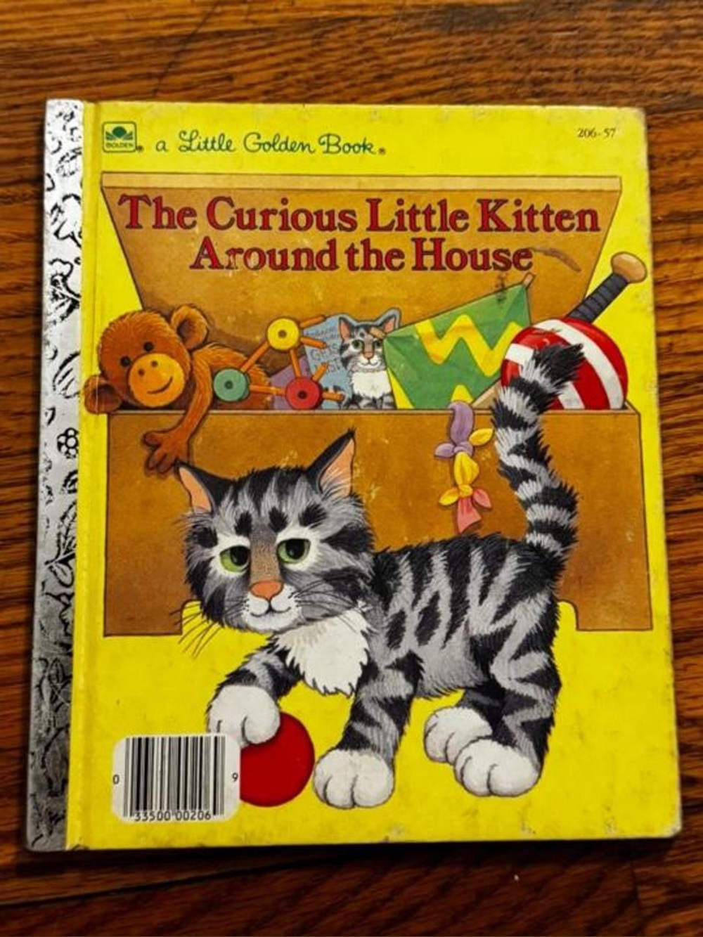 Little Golden Book The Curious Little Kitten Around the House